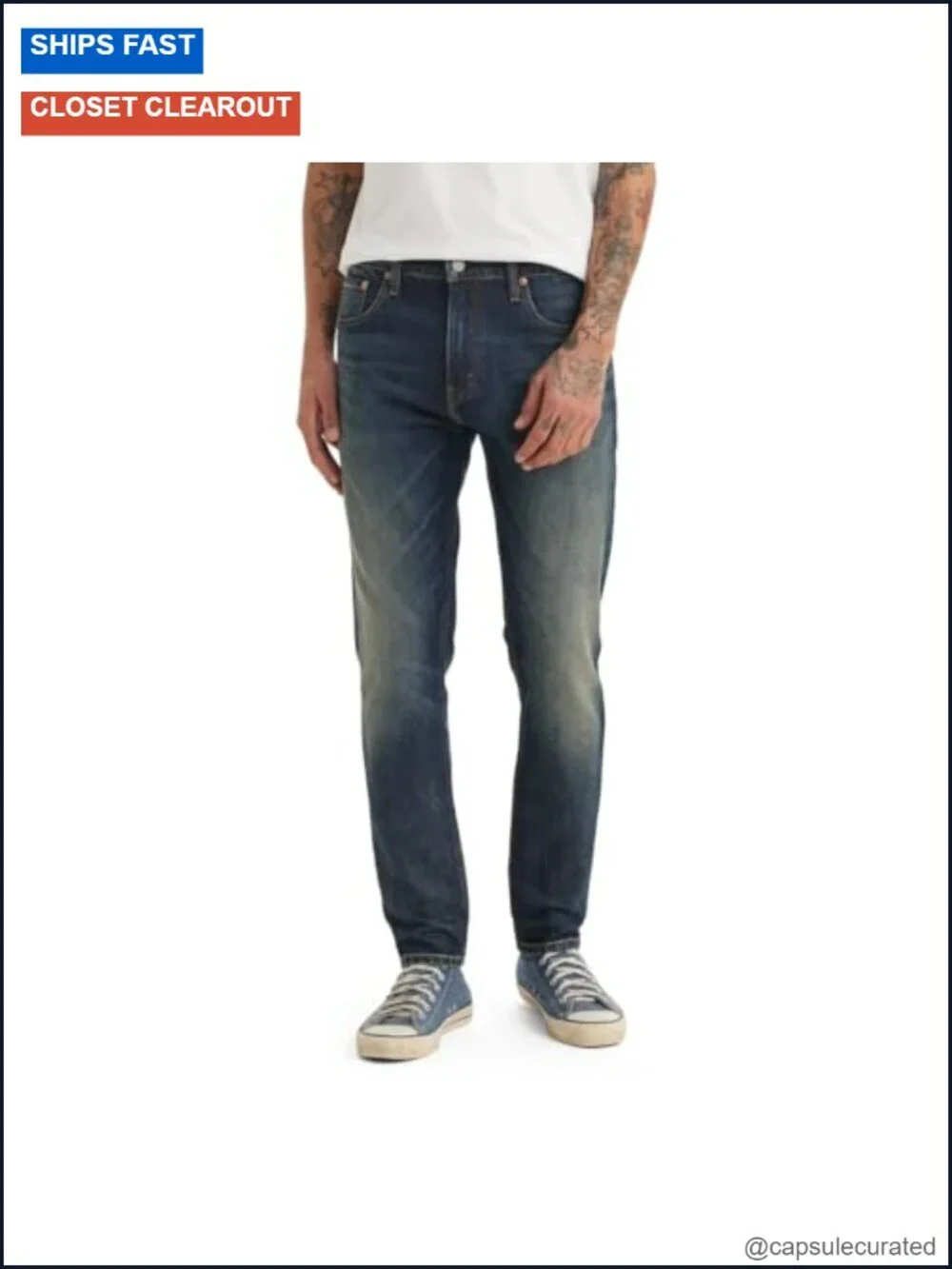 Mens 512 Slim Taper Fit Jeans Cotton Stretch